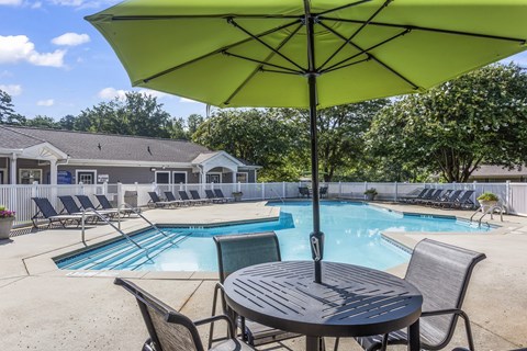 Pool With Relaxing Chairs at Eastlake Gardens, Decatur, 30032