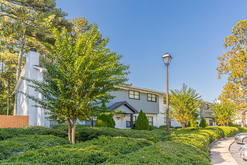 Lush Green Outdoors  at Pinewood Townhomes, Georgia, 30084