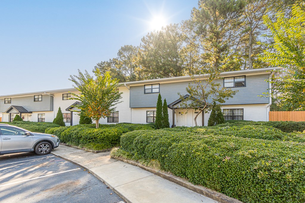 Renovated Exteriors  at Pinewood Townhomes, Tucker, Georgia