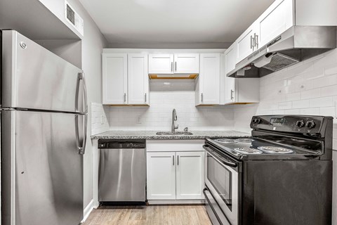 Upgraded kitchen Upgraded kitchen at Balfour Chastain, Sandy Springs, GA 30342