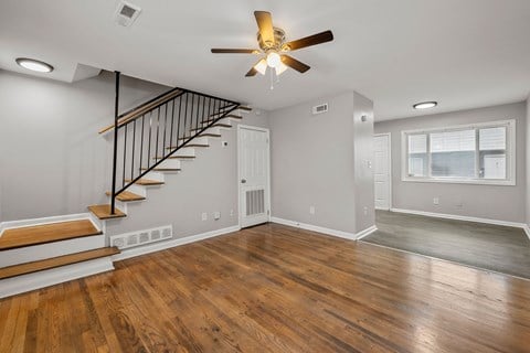 Upgraded Living Room Upgraded Living Room at Balfour Chastain, Sandy Springs, GA 30342
