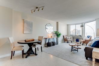 Bright Living Spaces at Bolero Flats Apartments, Minneapolis, MN