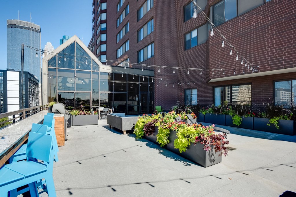 7th Floor Sundeck at Bolero Flats Apartments, Minnesota