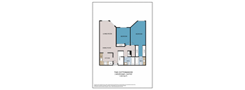 The Cottonwood Floor Plan at ELEVATE Apartment Homes, Minneapolis,