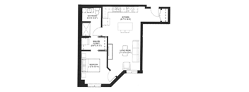 Elm floor plan at Bolero Flats