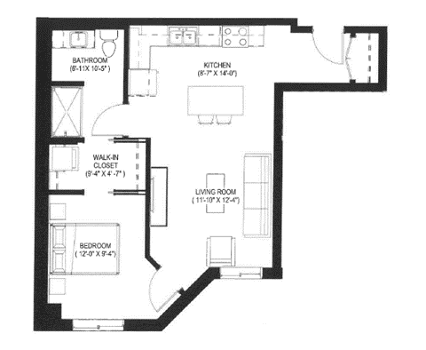 Elm floor plan at Bolero Flats