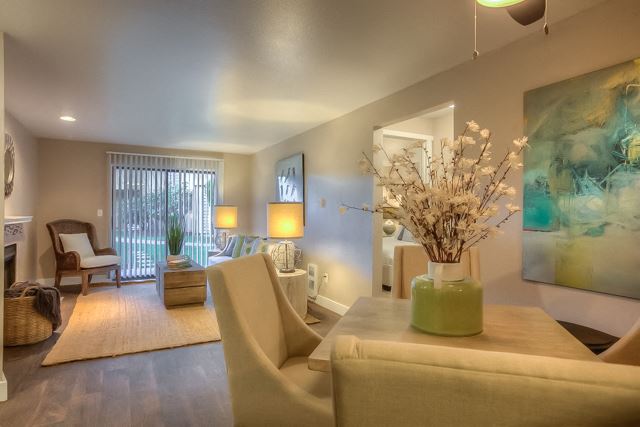 Dining And Living Dining And Living at Hangar 128 Apartments, Washington