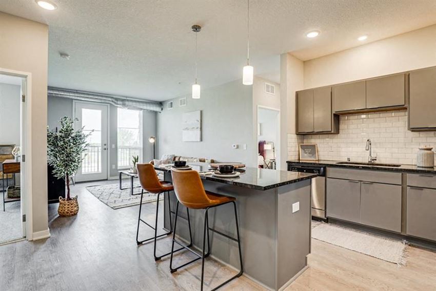 Gourmet Kitchen Gourmet Kitchen at Maven Apartments, Burnsville, MN - Photo Gallery