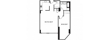 Maple B floor plan at Bolero Flats