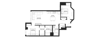 Oak floor plan at Bolero Flats