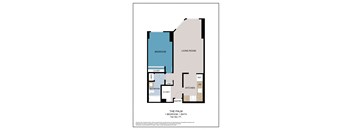 The Palms Floor Plan at ELEVATE Apartment Homes, Minneapolis, MN