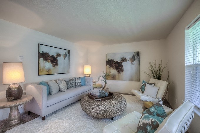 Cozy Living Room at Parkside Apartments, OR 97080