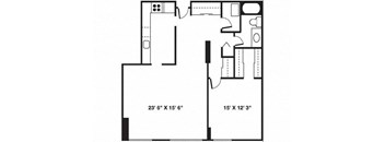Pine floor plan at Bolero Flats