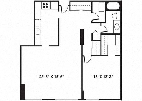 Pine floor plan at Bolero Flats