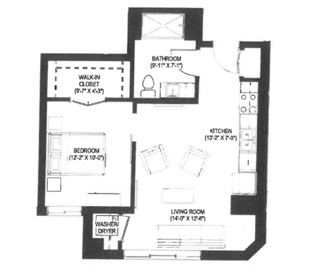 Poplar floor plan at Bolero Flats