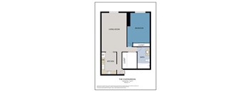 The Evergreen Floor Plan at ELEVATE Apartment Homes, Minnesota, 55403