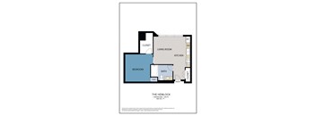 The Hemlock Floor Plan at ELEVATE Apartment Homes, MN 55403