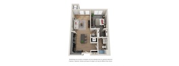 Curve Floorplan at Maven Apartments, MN 55337