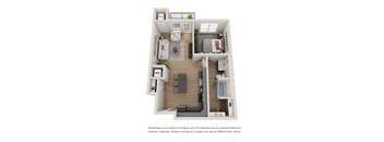 Urbanite Floorplan at Maven Apartments, MN 55337