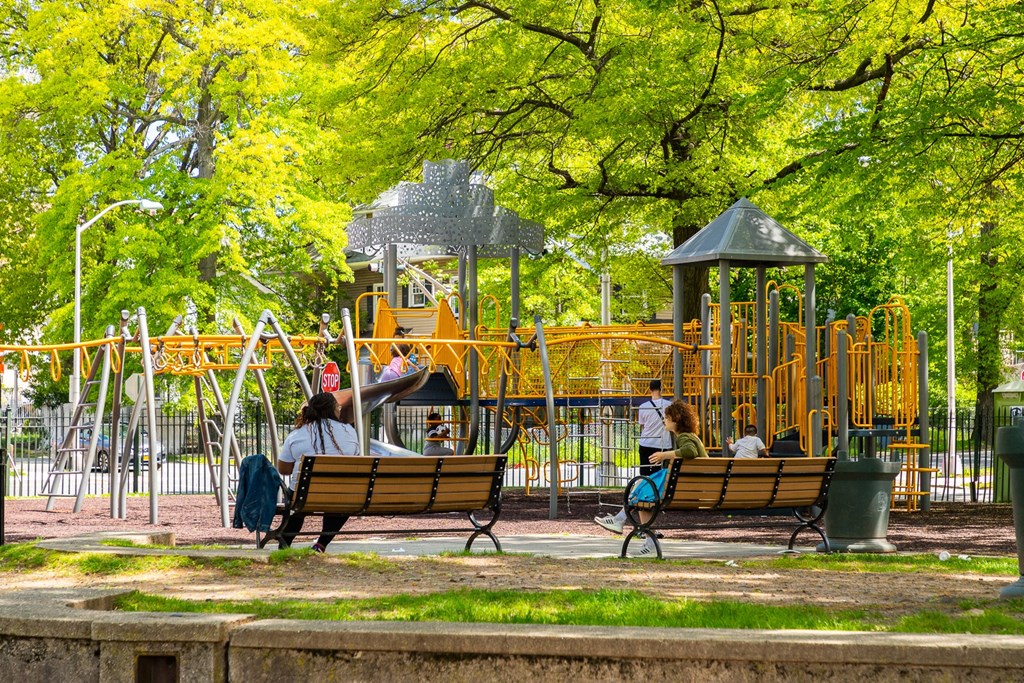 outside, walking distance, park, playground, neighborhood, town, orange