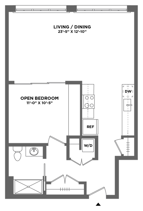 355 Broad Street Studio-2 Beds Apartment for Rent - Photo Gallery 123