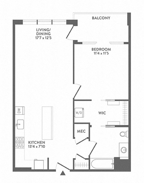 large one bedroom