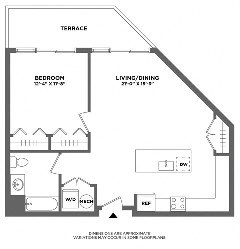 private balcony, ample closet space, luxury finishes, washer dryer in home, large layout