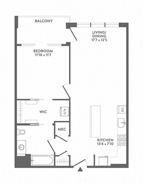 large one bedroom