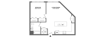 large one bed, luxury finishes, washer dryer in unit, closet space, chef inspired kitchen