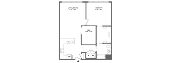 one bedroom with den, bonus space, luxury, large closets,