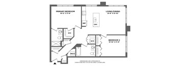 washer dryer in home, large two bedroom, corner unit, walk in closets, luxury finishes,