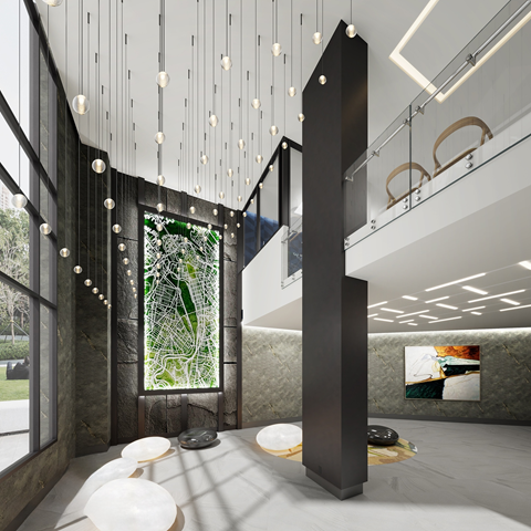 luxury apartment community for rent, clubroom, amenity space, work from home