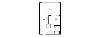 spacious one bed, built in closet,