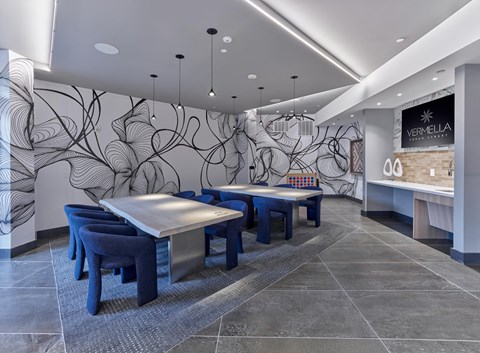 private meeting room, game tables, resident lounge, amenity space, indoor outdoor amenities