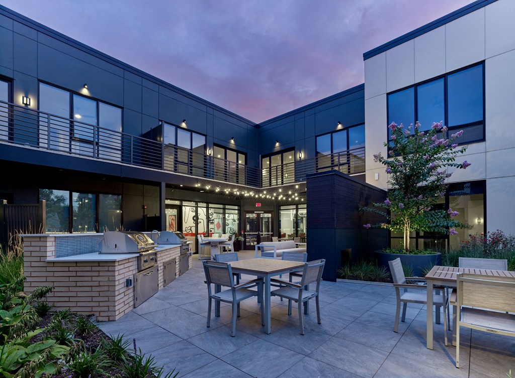 outdoor patio, grills, resident amenity