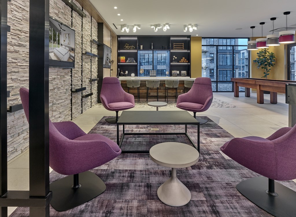 Intimate Upstairs Lounge Area