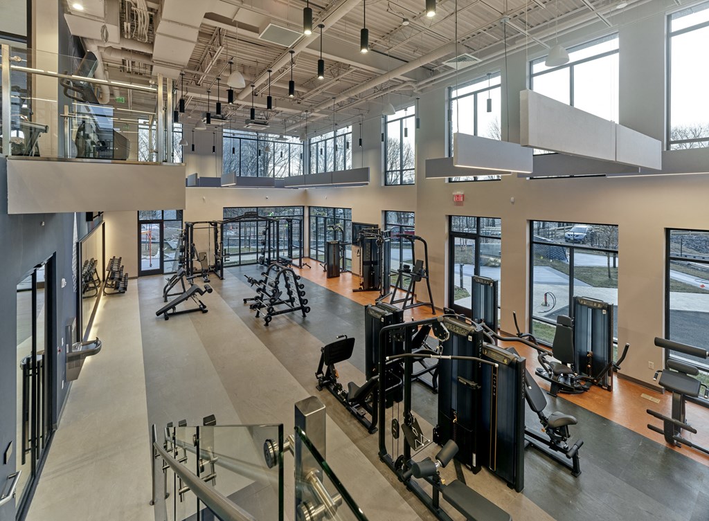 Upstairs View of Fitness Area