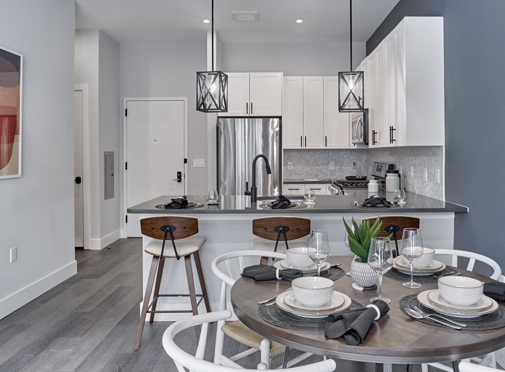 Dining Table and Kitchen
