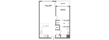 spacious one bedroom luxury apartment with balcony, full size washer dryer, walk in closet, stainless steel appliances, stone countertops