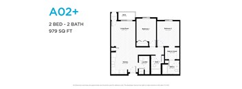 2 Bedroom 2 Bathroom