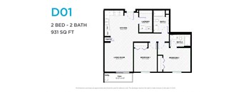 2 Bedroom 2 Bathroom