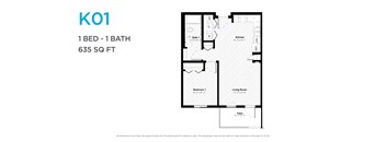 1 Bedroom 1 Bath