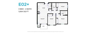 1064 Square Feet
