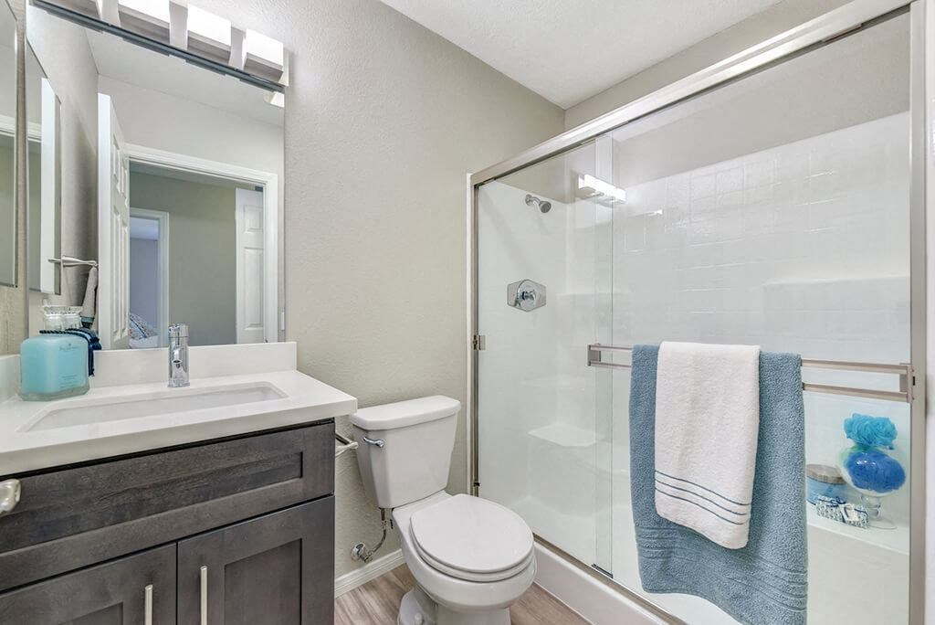 Bathroom at Santee Villas, Santee, California