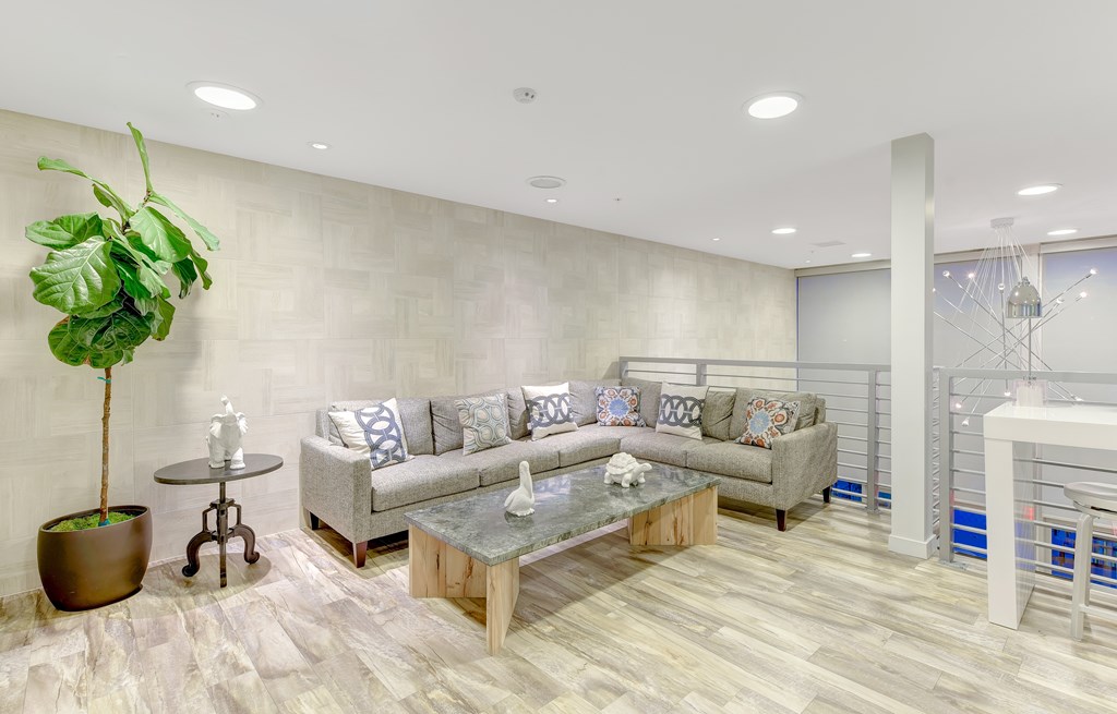 living room at Parc One, Santee, 92071