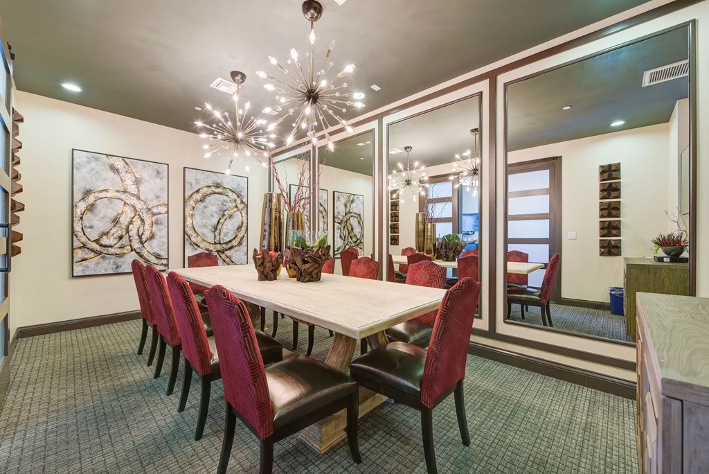 Conference Room with a large table and chairs.