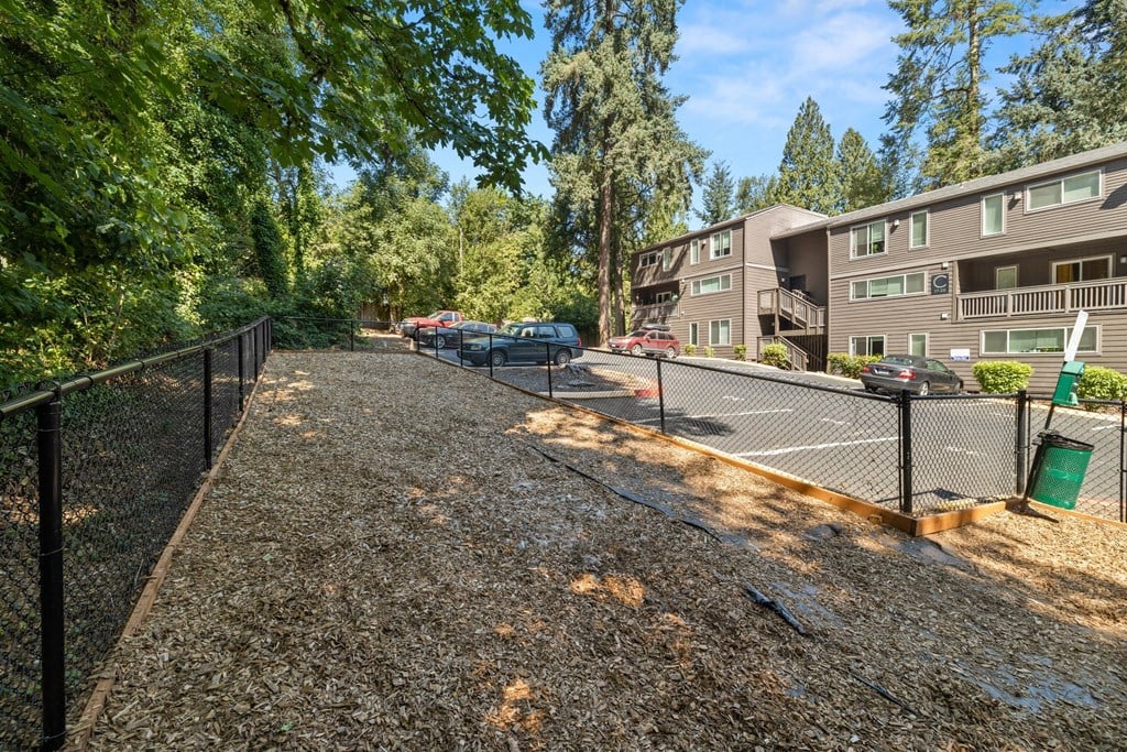 our apartments offer a dog park  at Larkspur West Linn, West Linn with plenty of room to run and play