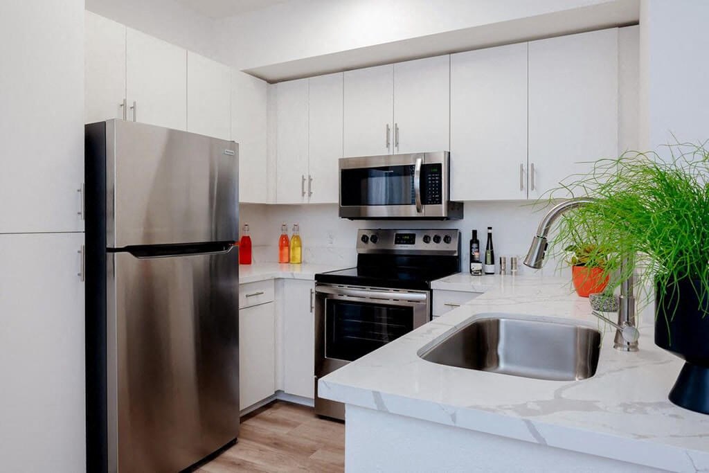 Upscale Stainless Steel Appliances at The Missions at Rio Vista, San Diego, CA, 92108