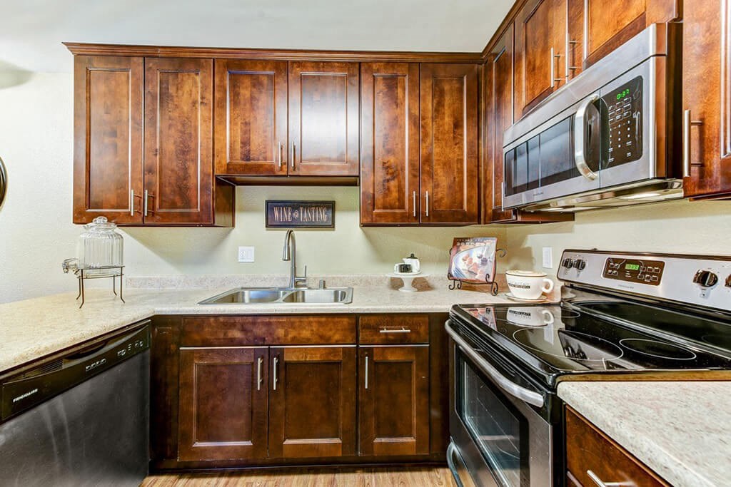 Well Organized Kitchen at Santee Villas, Santee