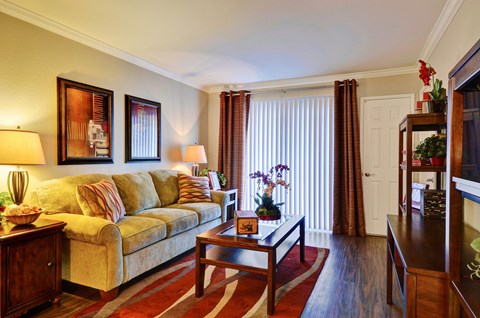 Living room at Adagio, La Mesa, CA